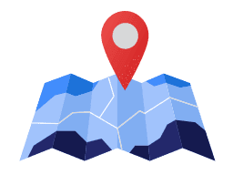 Illustration d'une carte avec un marqueur